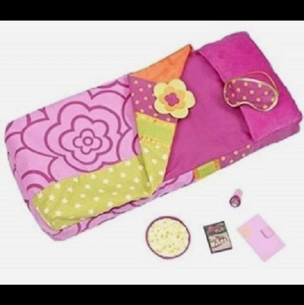 Bundle Our Generation Inflatable Sleeping Bag Set & Starlight Bedtime Set